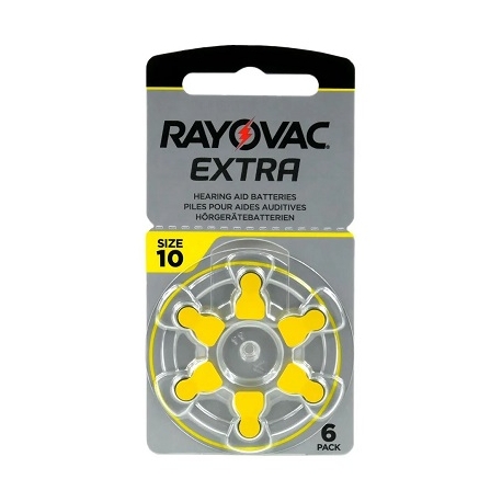 Elementai klausos aparatams RAYOVAC Extra, 10 PR70, 6 vnt.