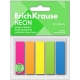 Plastikiniai indeksai-žymekliai NEON, ErichKrause, 12x45mm, 5 neoninės sp. x 25 lapelių