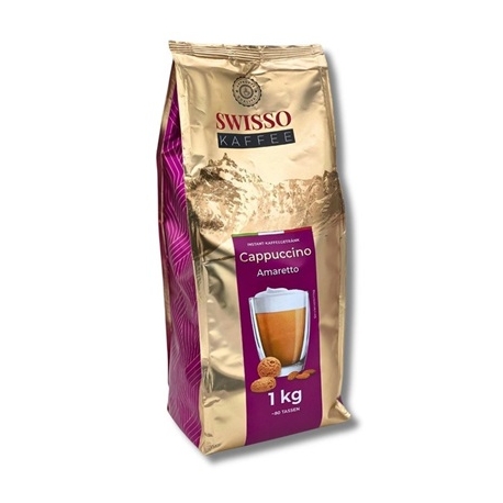 Kapučino kava AMARETTO, Swisso Kaffee, 1000g