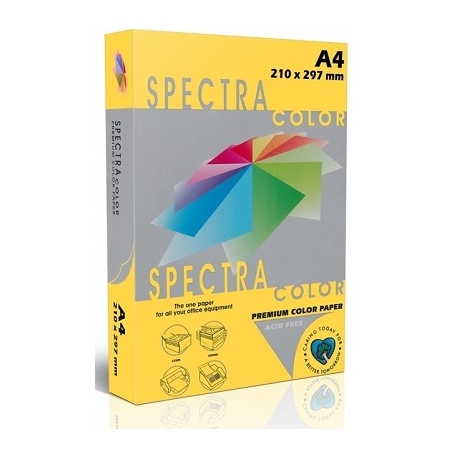 Spalvotas popierius SPECTRA COLOR, A4, 80gsm, 500 lapų, IT200 GOLD (intens. aukso sp.)